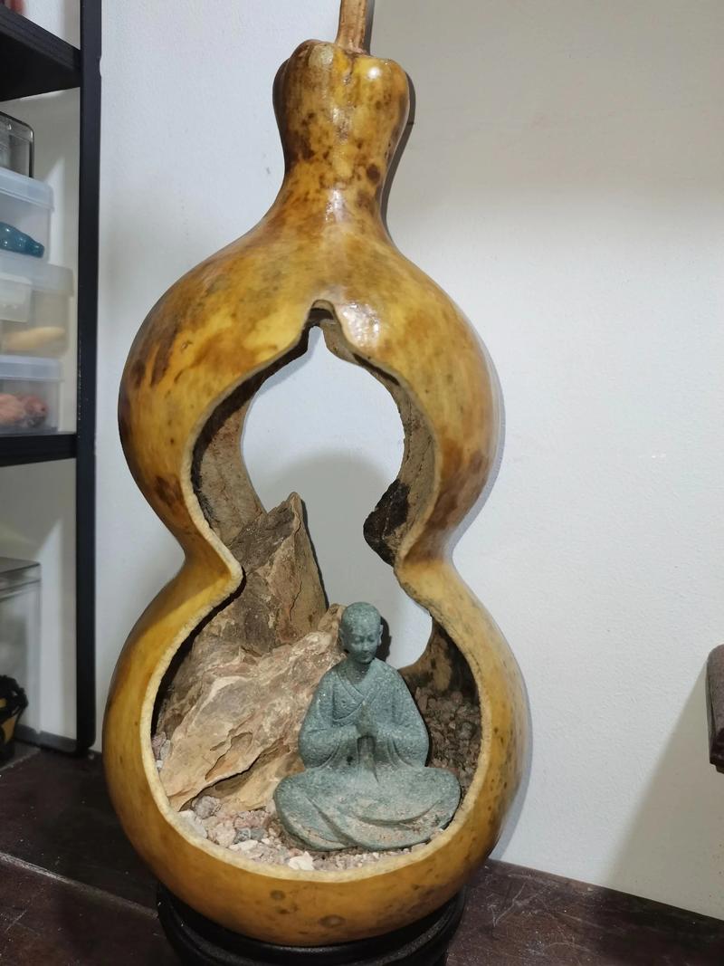 葫芦烂了还能用来制作风水摆件吗？