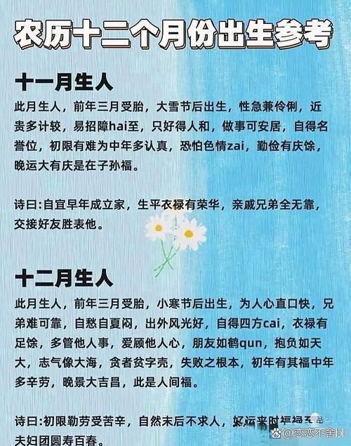 农历出生月份是几月，这样的命是否好？