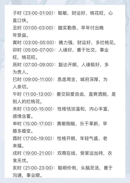 从出生月份和时辰能看出我命运的具体类型吗？