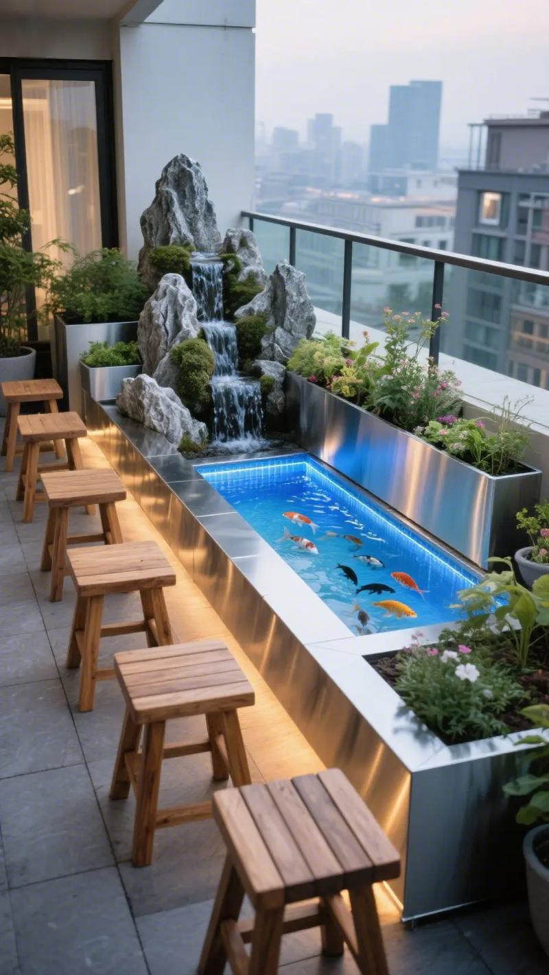 阳台风水池放置是否合适？