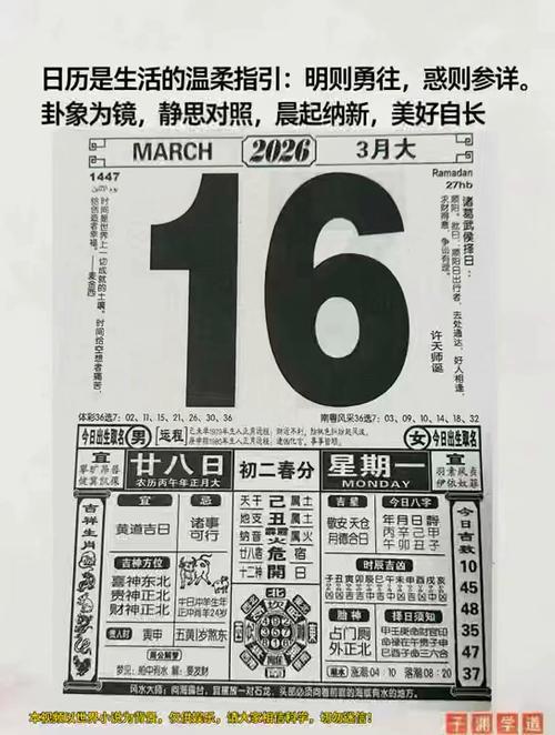 2026年3月16日适合进行交易吗？今日黄历查询结果如何？