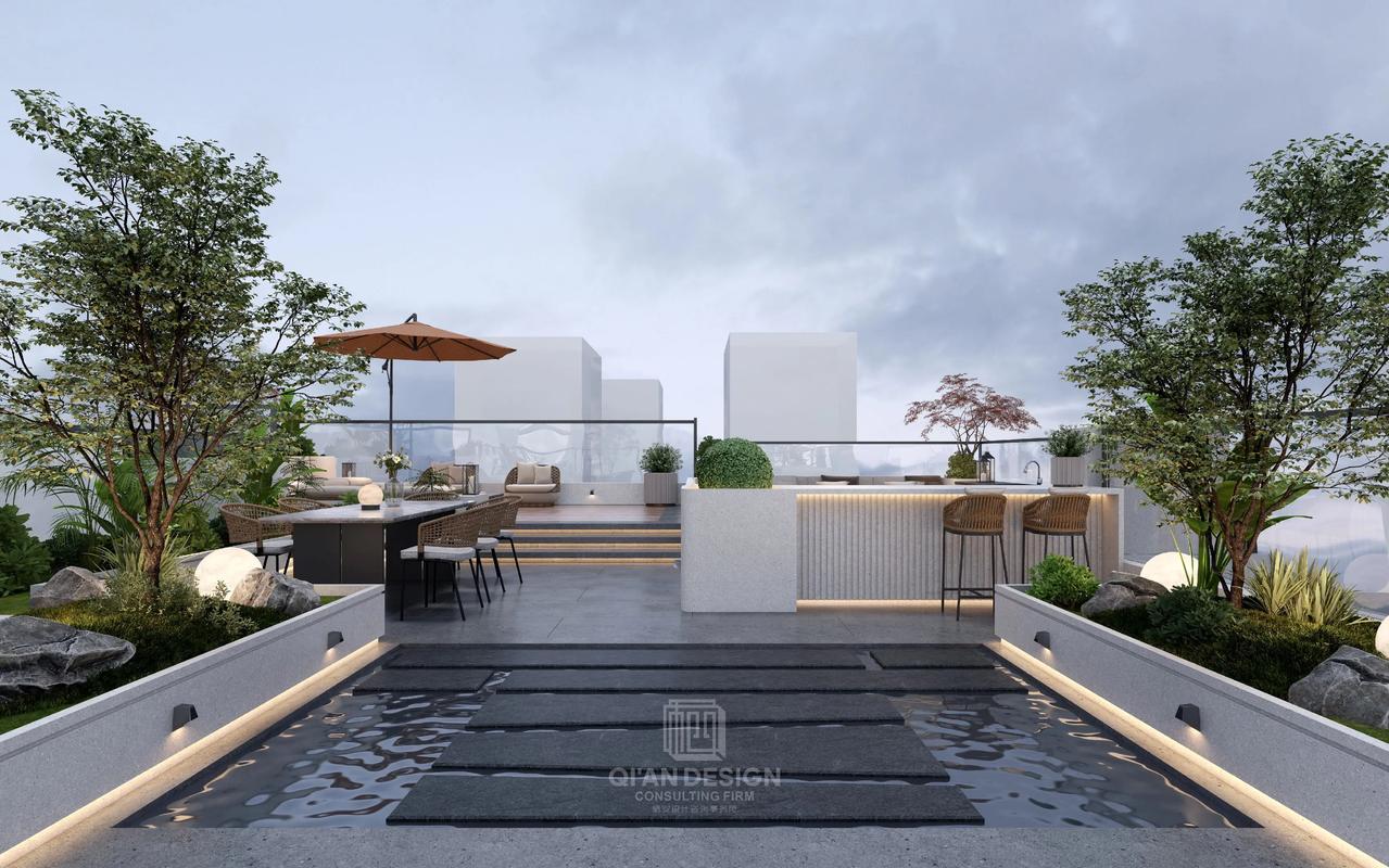 风水楼顶平台能否用作围墙设计？