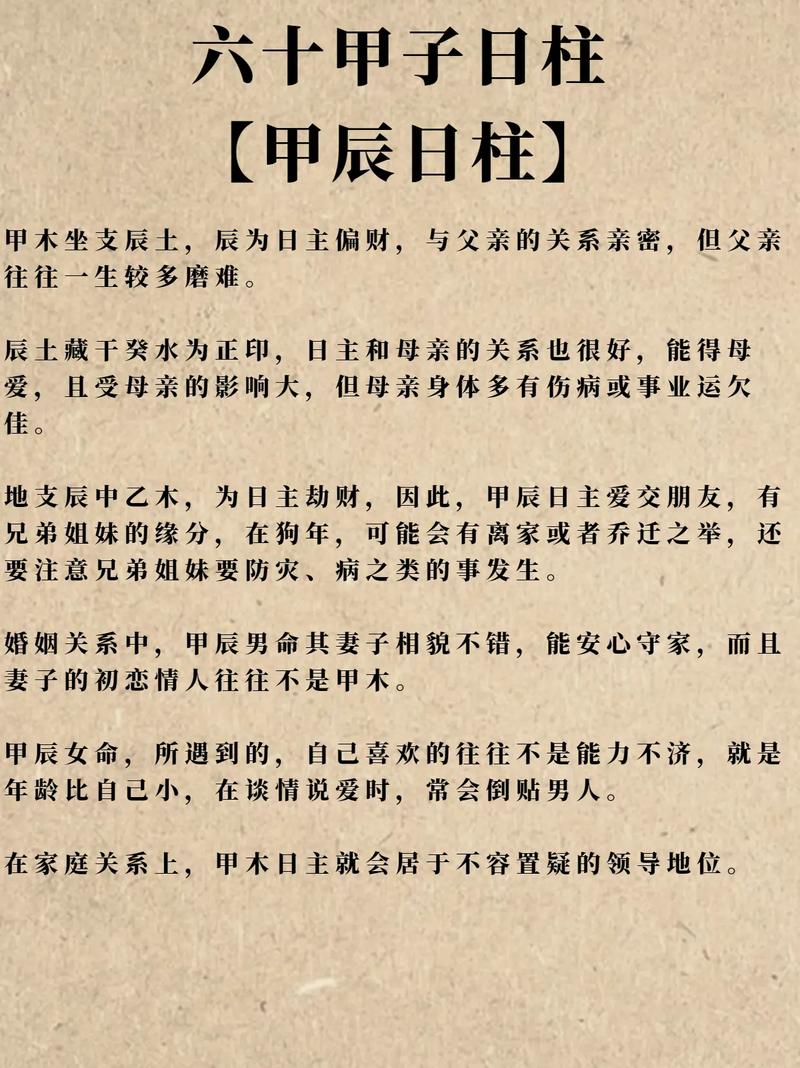 日柱甲辰女命与何种男命相配？甲辰日柱女命财运如何？