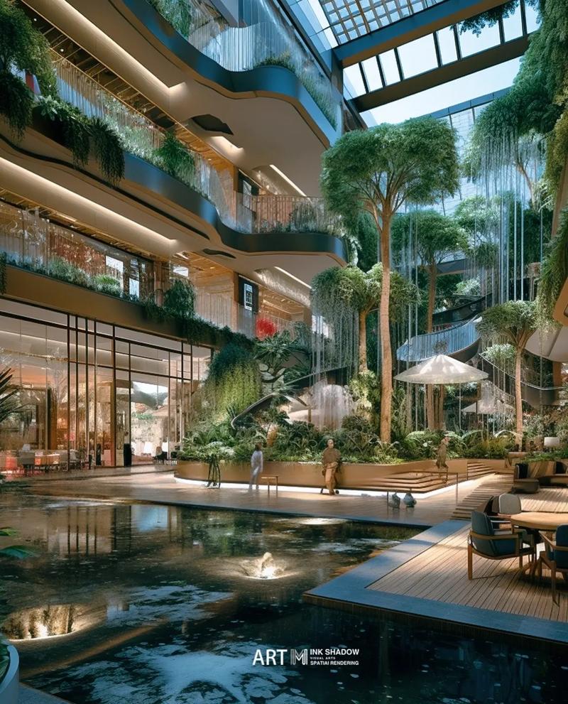 商业中庭的设计与风水学之间是否存在某种关联？