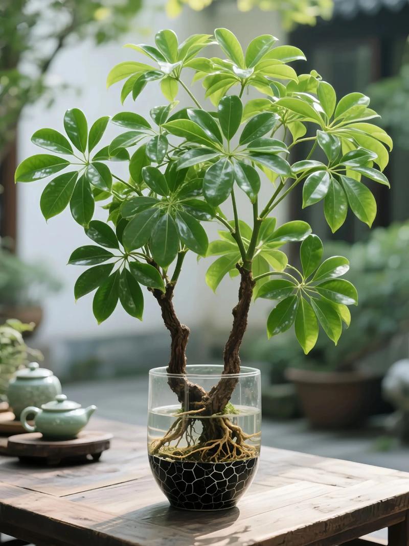 鸭掌木风水适宜进行水培养护吗？