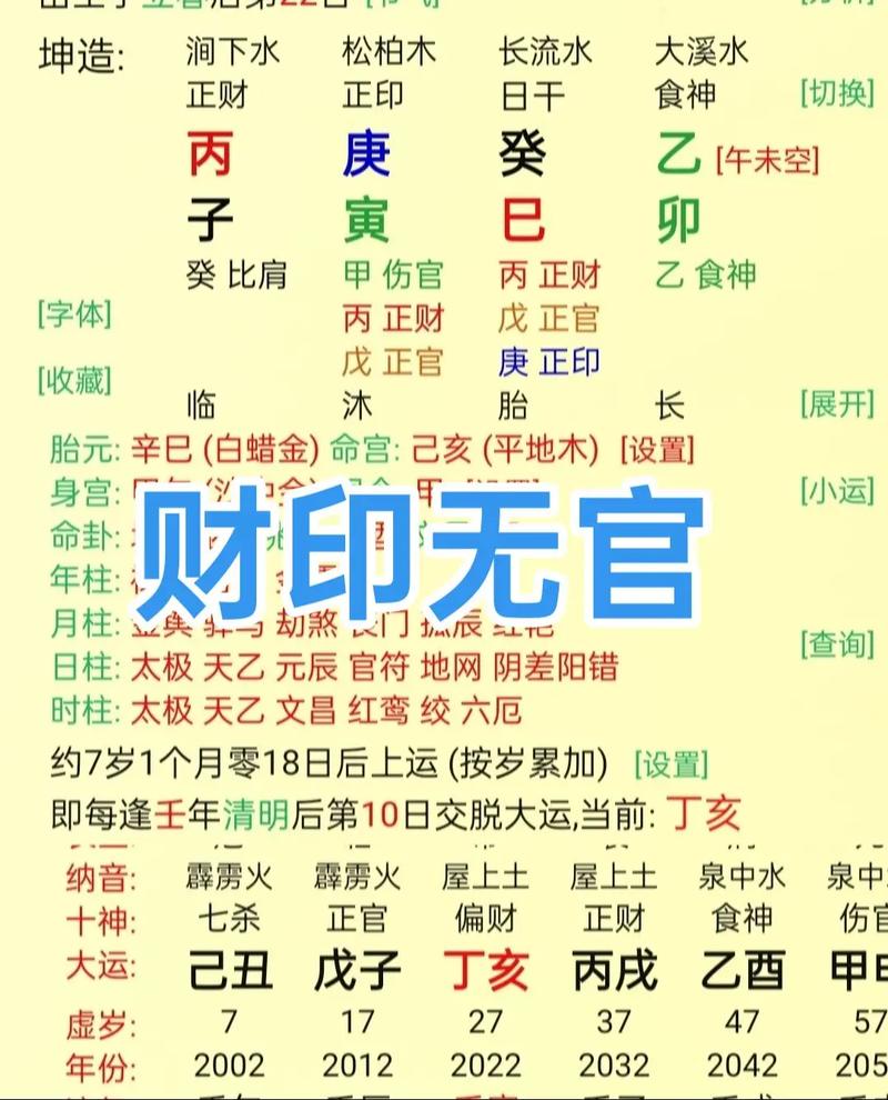 八字原局中为何没有代表财富的财星呢？