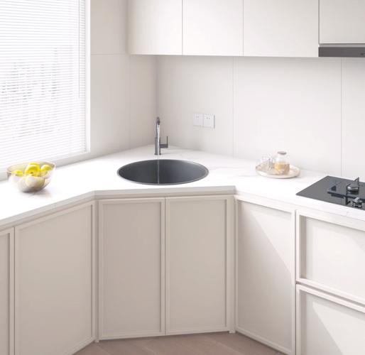 厨房的水槽是方形设计，这样的风水布局合适吗？