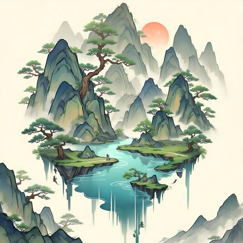 风水画中是否可以融入湖泊元素？