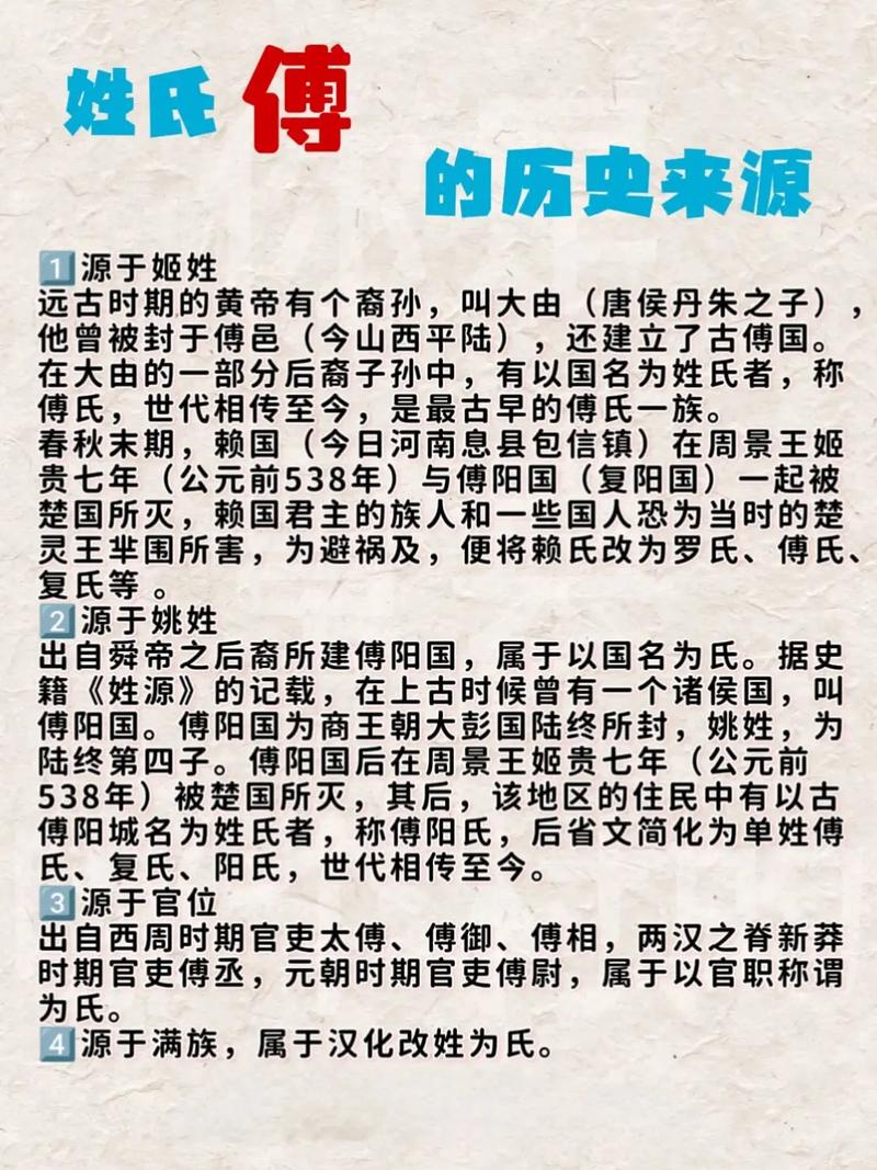 付姓为何命运不佳，其祖籍究竟在何处？