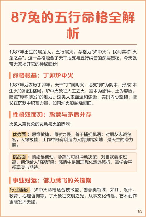 火命兔适合从事哪些行业？有没有适合火命兔发展的职业方向？
