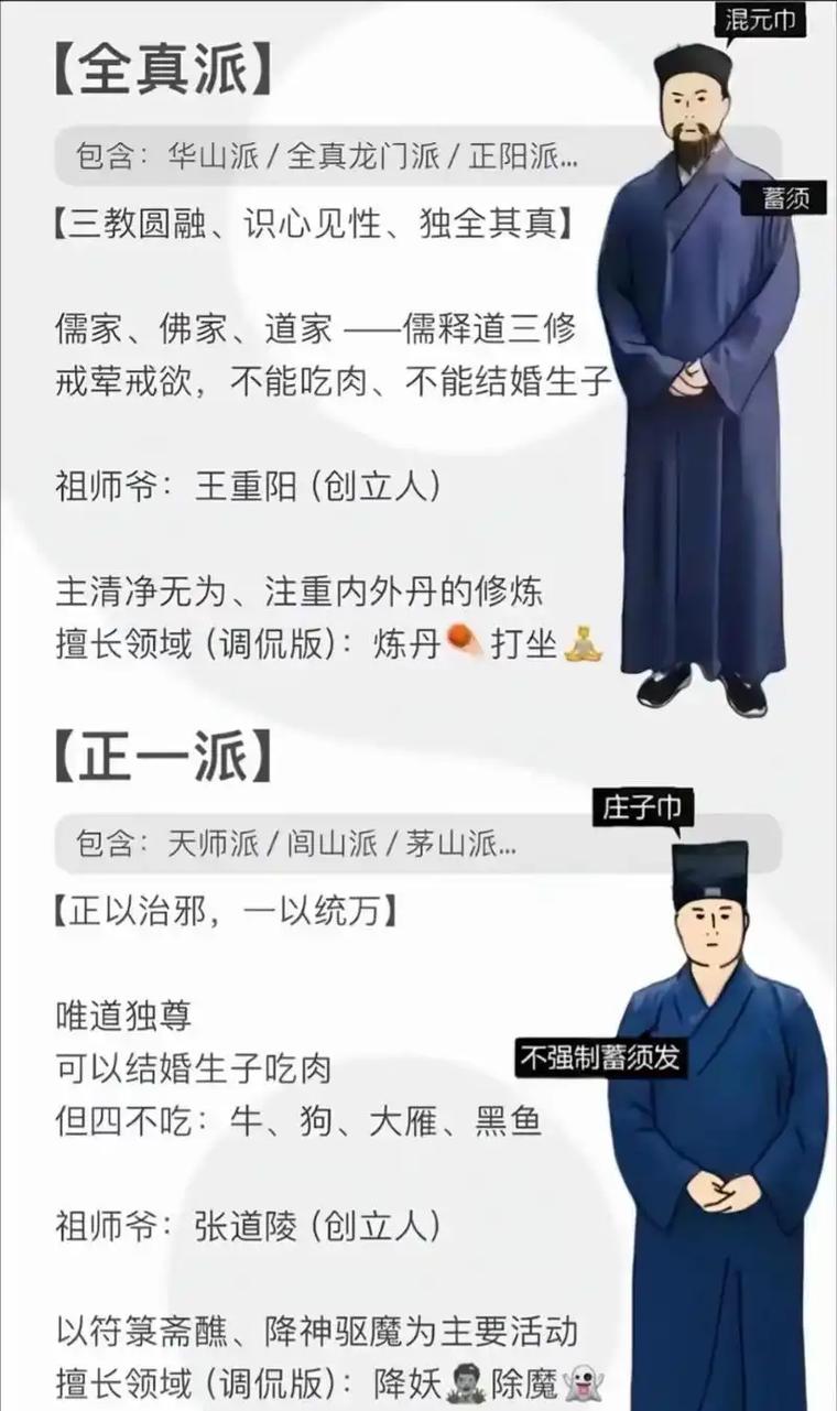 道士算命时他们让人戒掉的东西和真正的道士是否会算命，有什么区别？