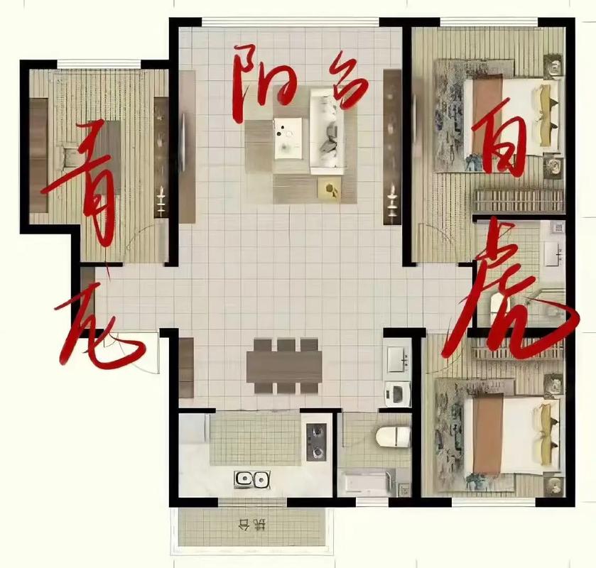 房屋风水中的青龙白虎分别指什么？