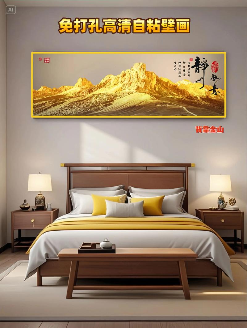 金命火命卧室挂什么画，金命床头适合挂什么画？