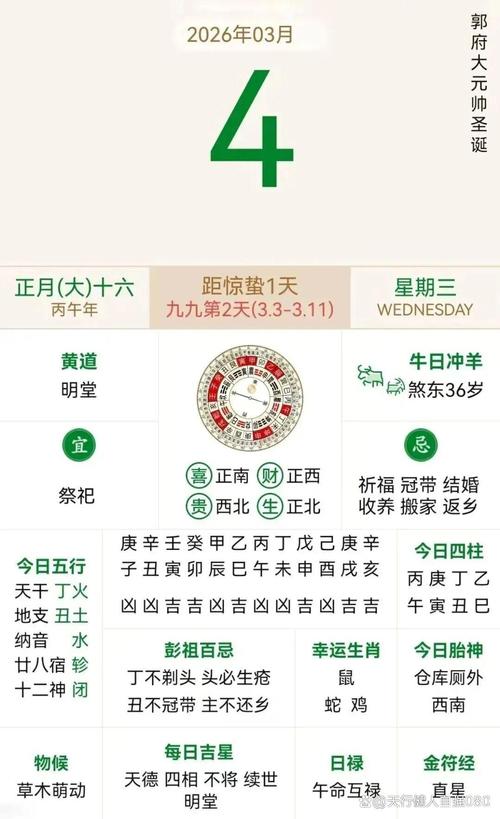 2026年4月26日农历三月初十这天出门合适吗？有没有什么讲究？