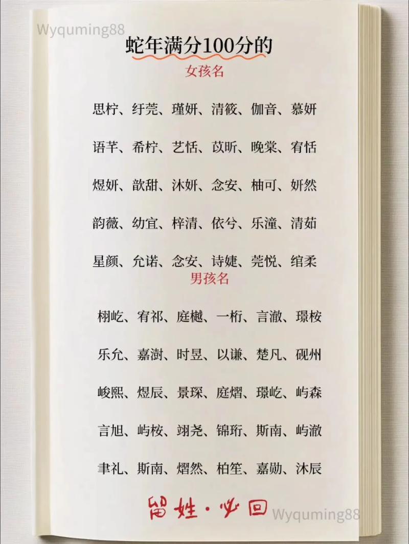 有没有人能推荐一个高评分、100分的宝宝名字呢？