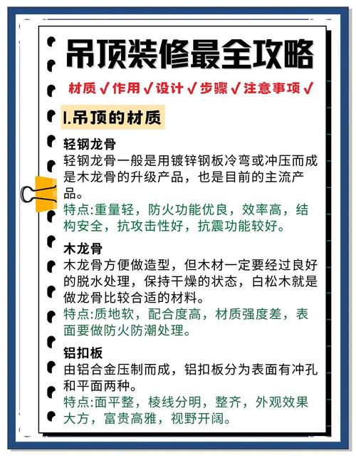 吊顶装修有哪些风水禁忌需要注意？