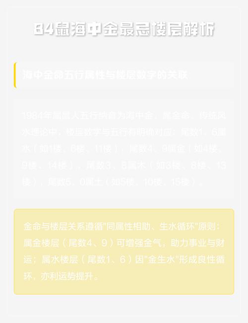 海中命适合住哪一层？海中金命楼层选择有何讲究？