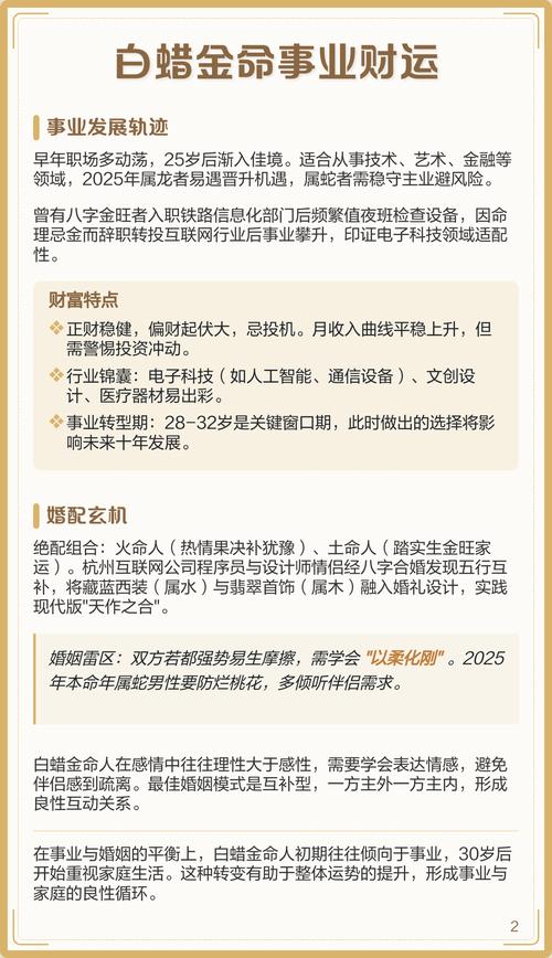 白蜡金命女与哪种金命男最匹配？白蜡金是强金还是弱金？