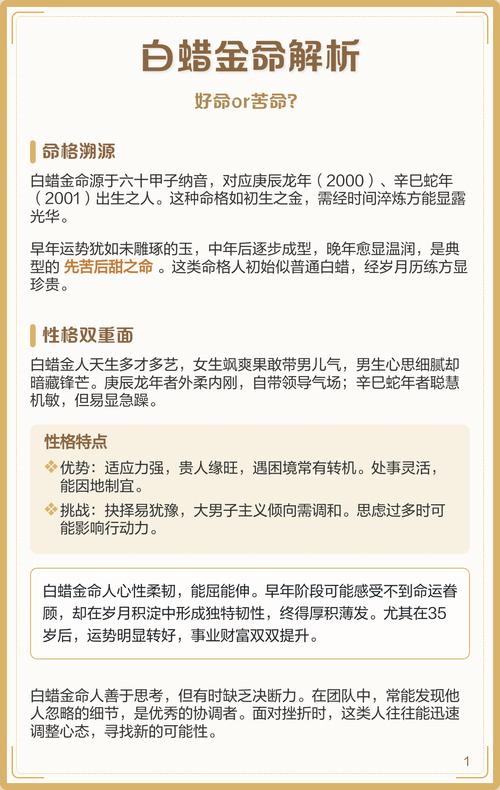 白蜡金命男生适合哪种命女生，白蜡金命是什么金？
