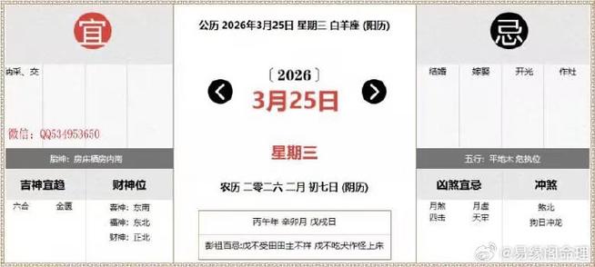 2026年3月25日农历二月初七适合入学吗，今天黄历上显示是入学吉日吗？