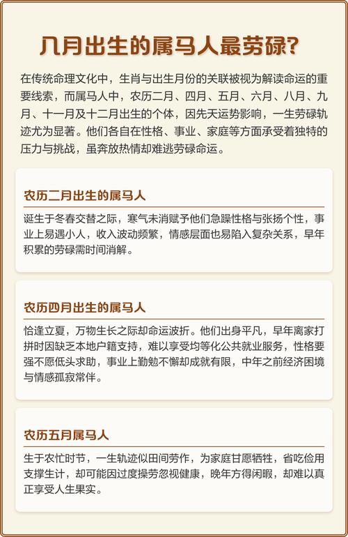 冬月马出生的人究竟是什么命呢？