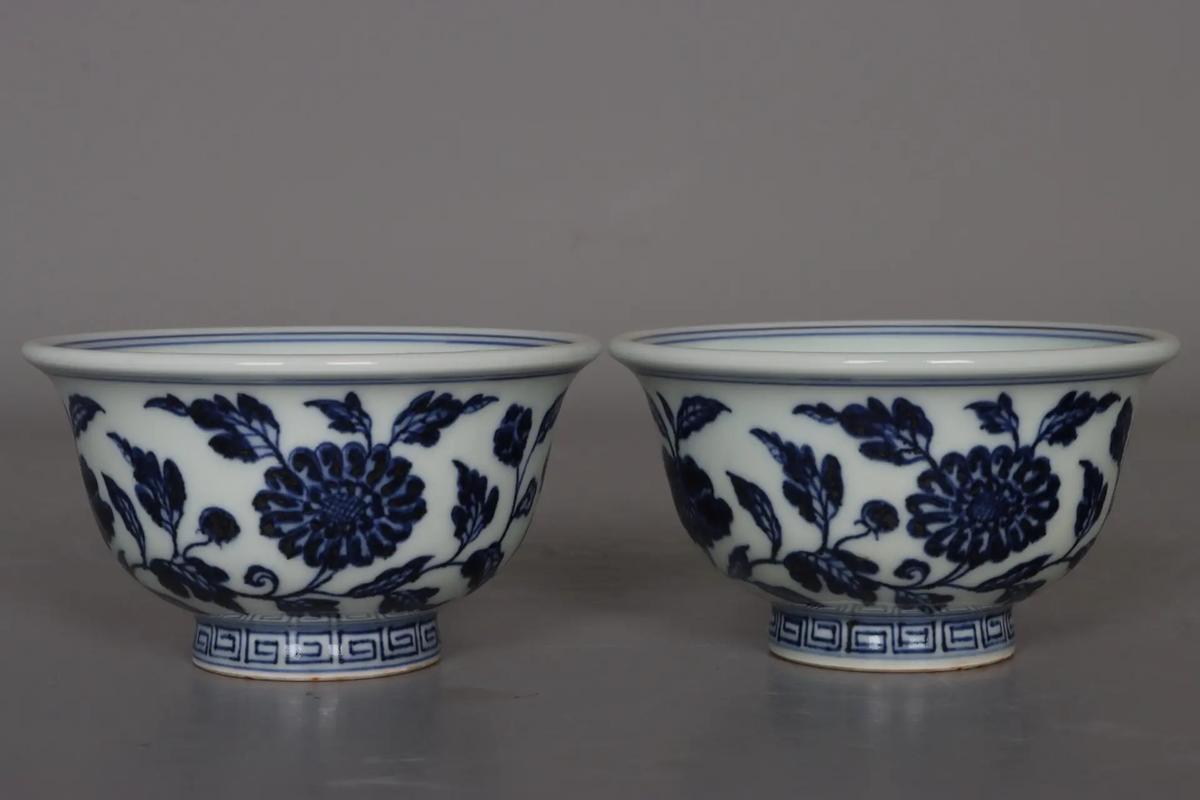 宣德青花风水杯现在市场价值如何，是否值得投资收藏？