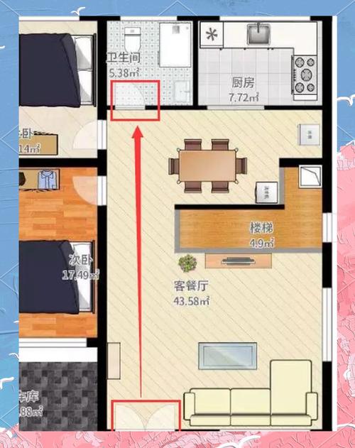 入户门与厕所对冲，这样的风水布局合适吗？