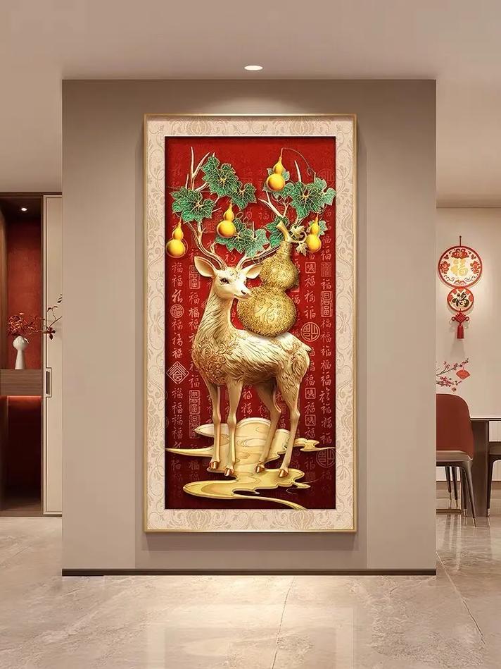 玄关风水布置时可以摆放有吉祥寓意的动物装饰品吗？