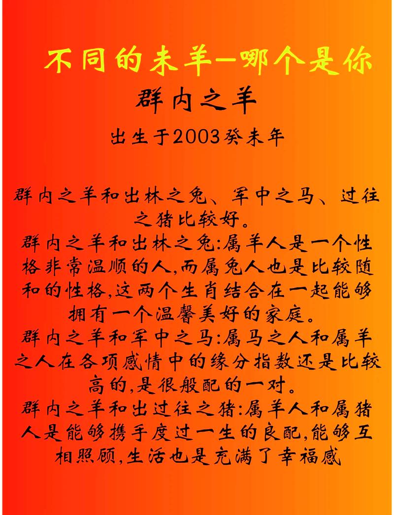 2015年腊月出生的属羊人命运如何，有何特点与影响？