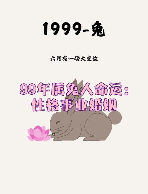 1999年属兔人事业运势如何？