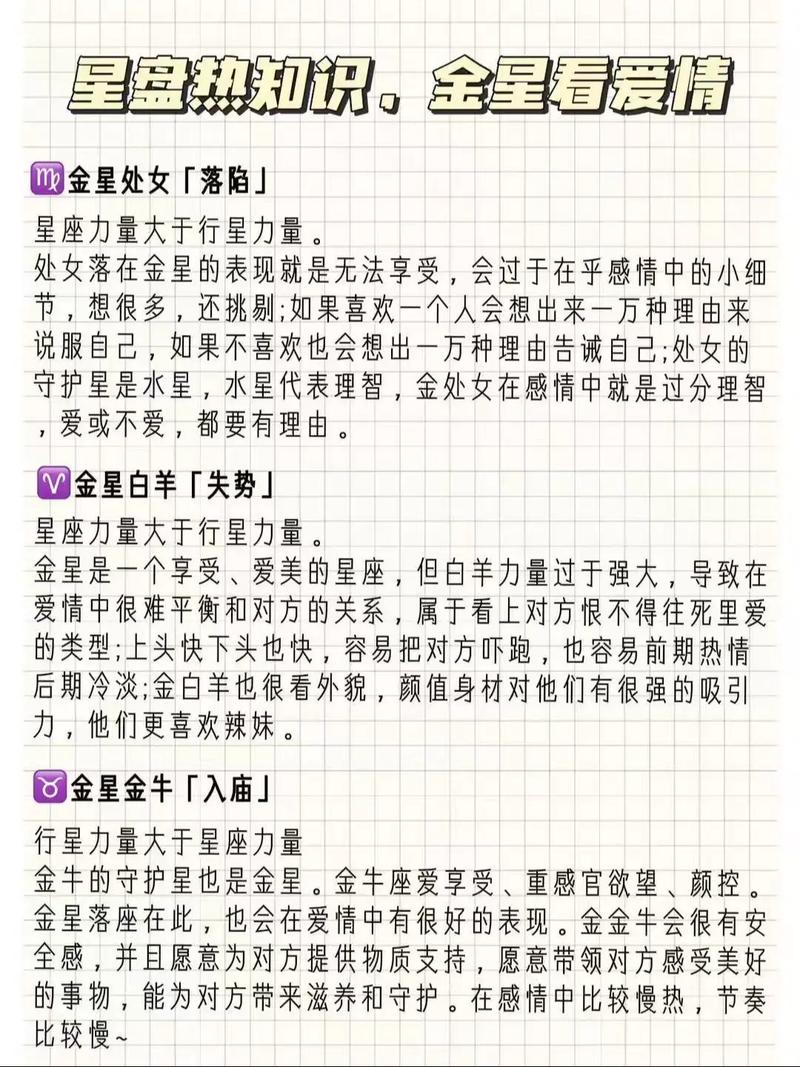 命占星中金星代表什么特质？