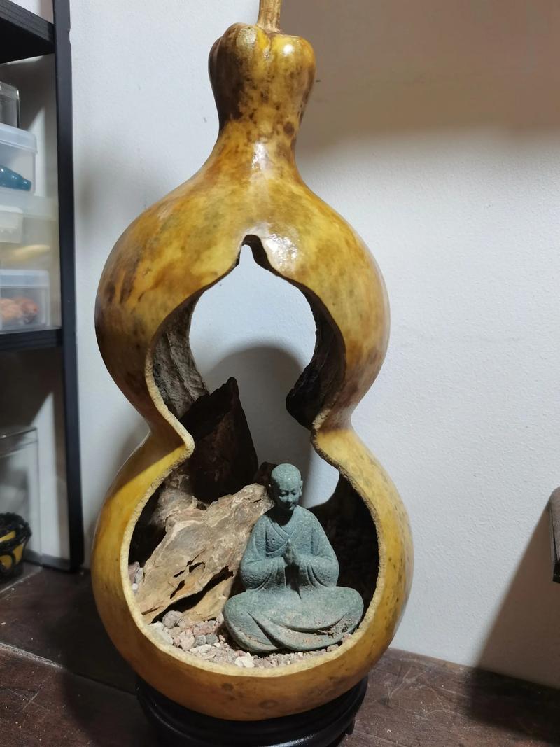 葫芦烂了还能用来制作风水摆件吗？