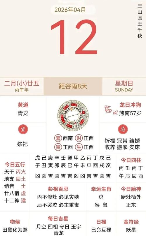 2026年4月25日这一天是否为拆迁黄道吉日？