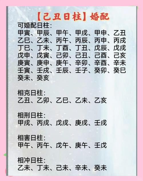 己丑日女命喜欢什么样的男命，其对象有哪些显著特点？