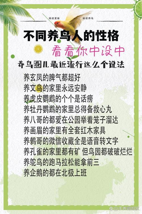 喜欢养鸟的人命运如何？养鸟者的心态是怎样的？