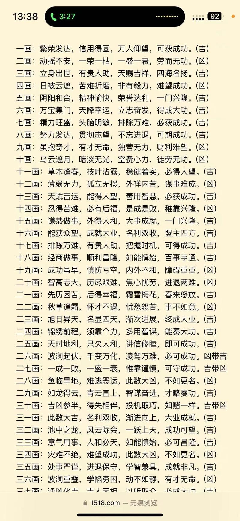 30画名字命运如何？这个名字是吉还是凶？