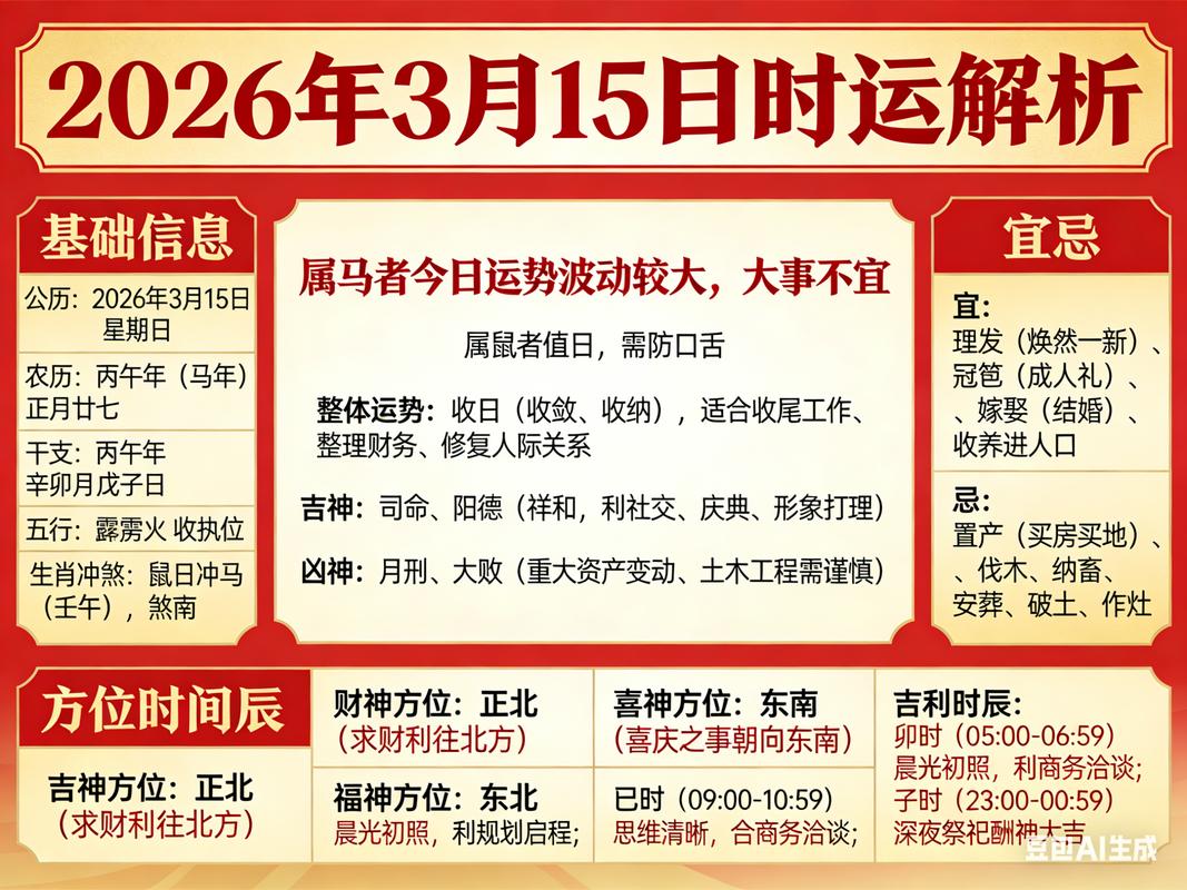 2026年3月15日农历正月二十七封顶是否适宜，今天是否适合封顶？