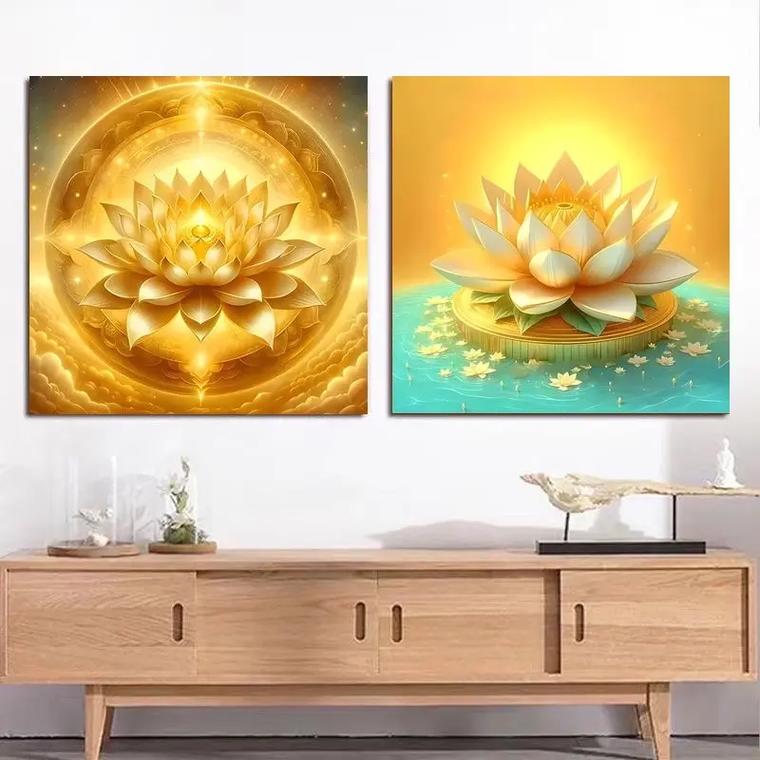 风水花能否直接粘贴在墙顶边缘位置？