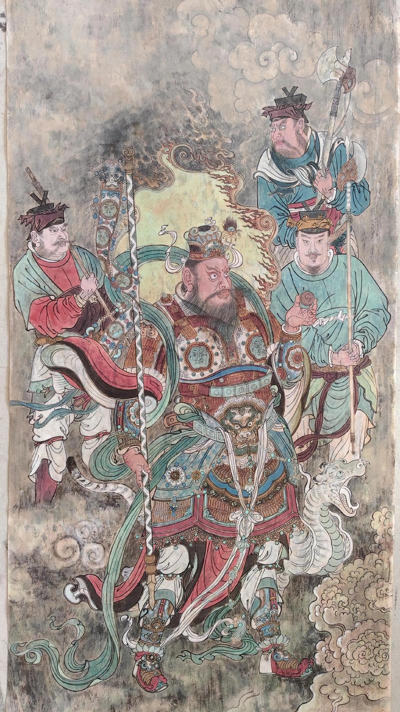 风水白虎位上是否修建了庙宇或供奉神像？