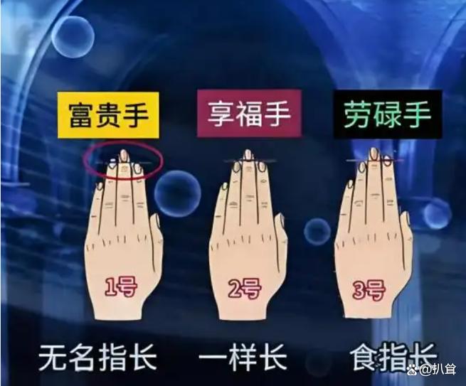 中指根部无肉无名指长于中指的男人命运如何？
